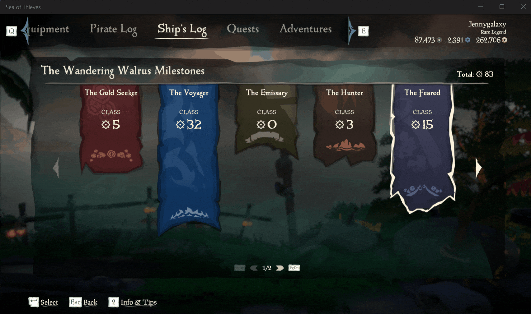 Sea of Thieves Banners screen