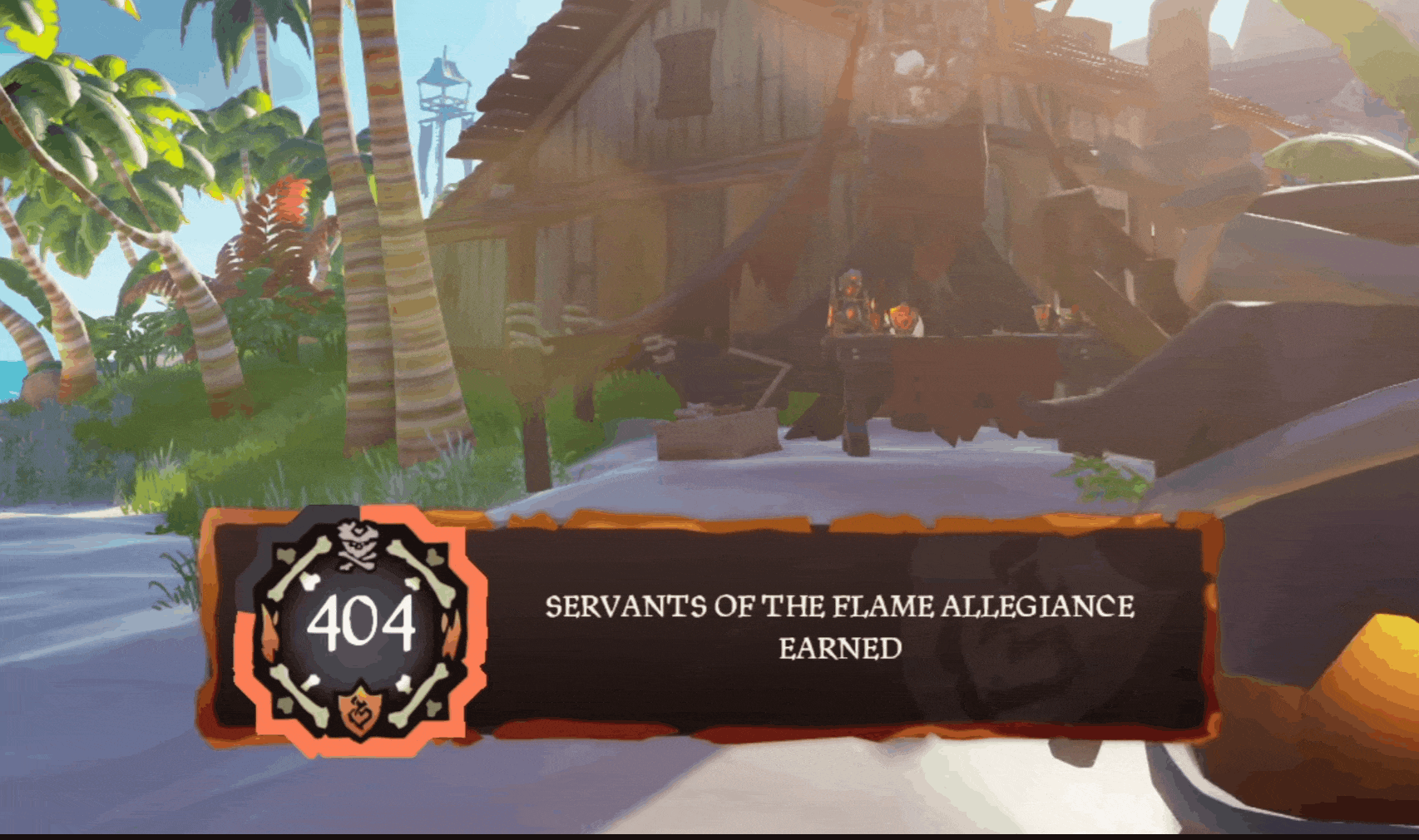 Sea of Thieves Level increase screen